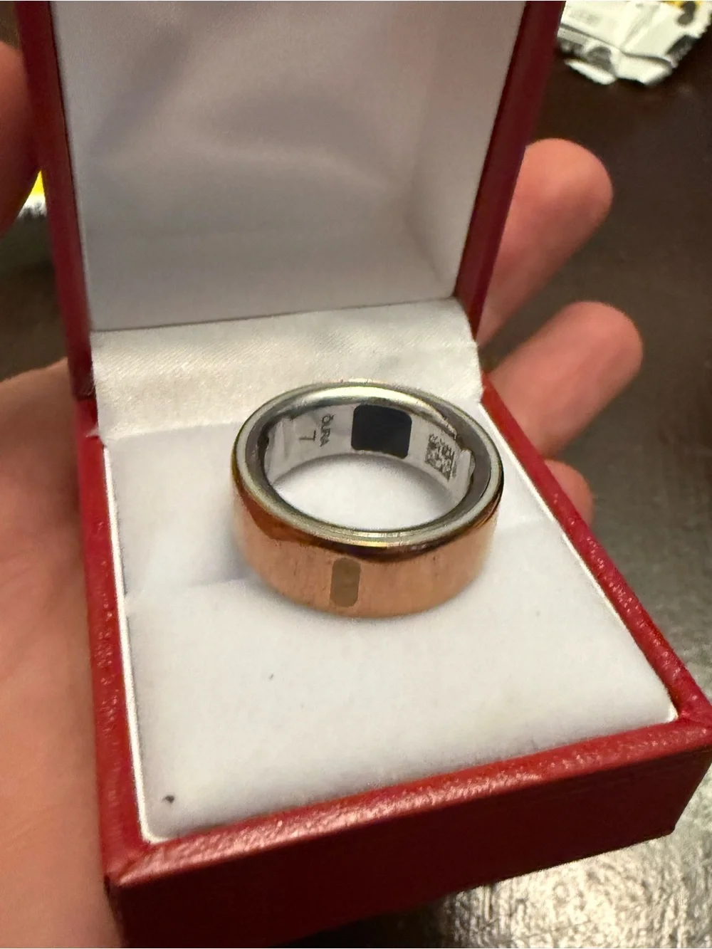 Oura Ring Rose Gold Size 7